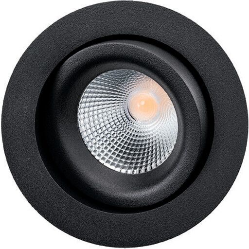 SG Armaturen Junistar Lux Isosafe Downlight 7 W svart 560 lm Belysning