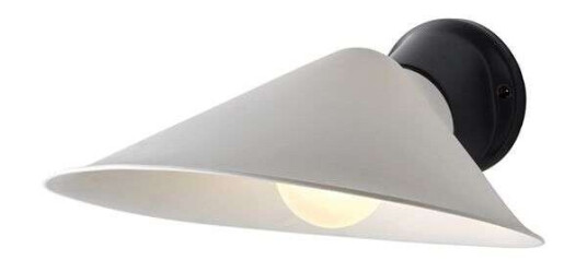 DCWéditions Plume CA Vegglampe Sort/ Porselen DCWéditions Plume CA Vegglampe Sort/ Porselen