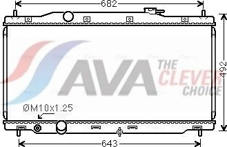 AVA COOLING SYSTEMS HD2307 Radiator motorkjøling