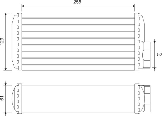 Varmeapparat register VALEO 811638