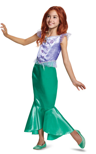 Jakks Pacific GmbH Disney Ariel Barn Karnevalskostyme Medium Jakks Pacific GmbH Disney Ariel Barn Karnevalskostyme Medium