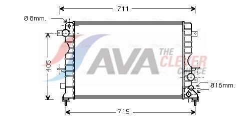 Radiator AVA Clever Choice AU2165