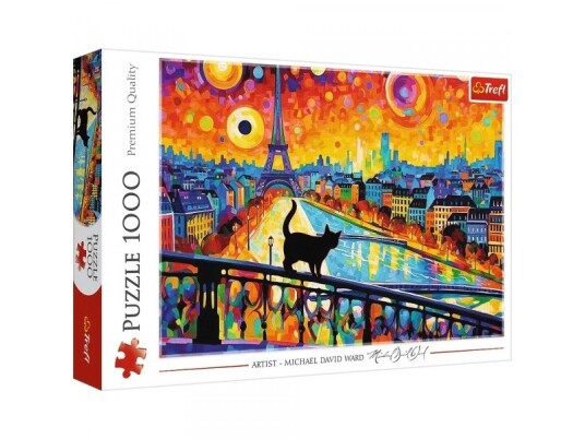 Trefl Puzzle 1000 Brikker Cats In Paris Trefl Puzzle 1000 Brikker Cats In Paris