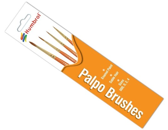 Humbrol Palpo Pensel pakke 000 0 2 4 4stk