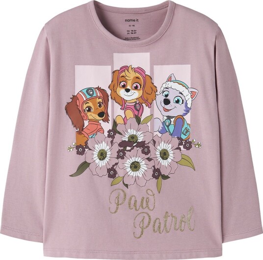 Name It Genser - NmfOsara - Paw Patrol - Mauve Skygger - Name It - 1½ år (86) - Genser - Rosa
