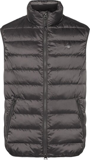 Gant Light Down Vest DUSKY ANTHRACITE 3XL