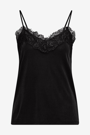 ICHI Singlet ihLike Top Svart ICHI Singlet ihLike Top Svart
