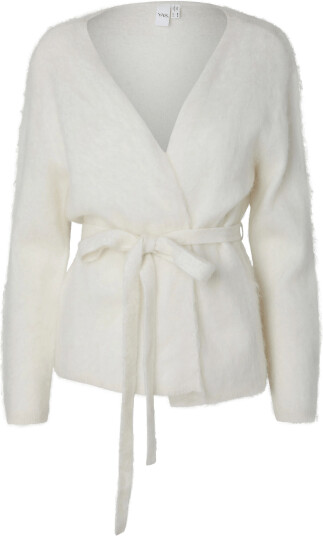 YAS Yastilde Ls Belt Knit Cardigan White M YAS Yastilde Ls Belt Knit Cardigan White M