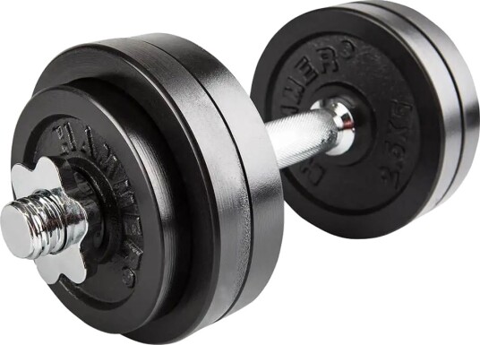 Hammer Sport Dumbbell Bar Set 30 mm 15 kg, Manualsett