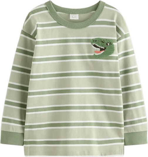 Lindex Long Sleeved Top Khaki green 122