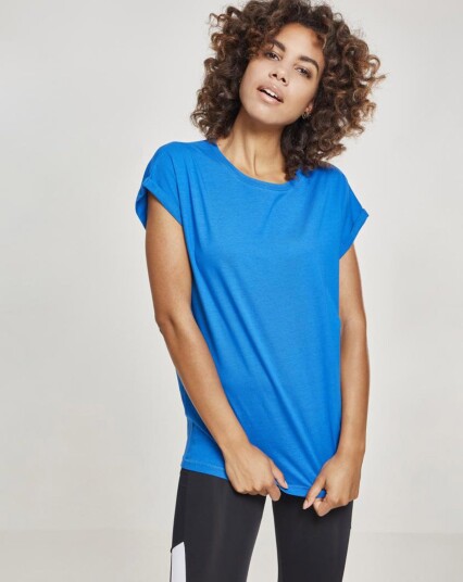 Urban Classics Women's Thirt med ekstra skuldre Blå