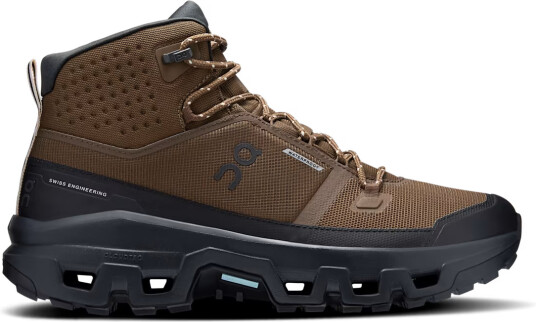 On Men"s Cloudrock Mid Waterproof Earth/Black 40.5