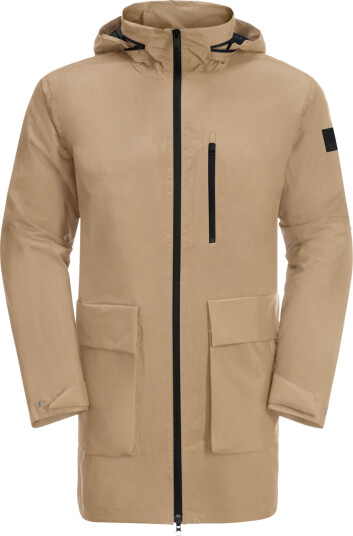 Jack Wolfskin Men's Norden Port Parka Sand Storm S, Sand Storm Jack Wolfskin Men's Norden Port Parka Sand Storm S, Sand Storm