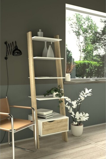 Hostafranc Bokhylle 180 cm Natur