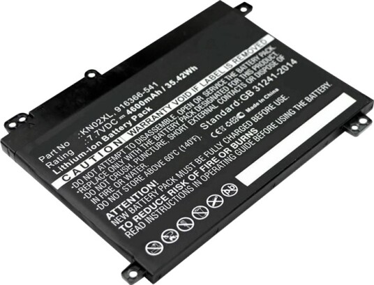 Coreparts Batteri Til Bærbar Pc Litiumion 4600 Mah 35.4 Wh Svart MBXHP-BA0142