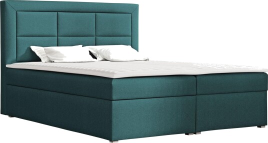 Clasic Box Kontinentalseng 140x215 cm - Blå