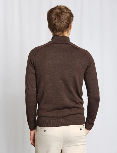 Bruun & Stengade Bs Pelle Regular Fit Knitwear - Brown - XXL