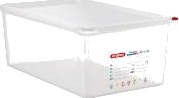 Beholder Araven Lufttæt L53xb32.5Xh20cm 1/1Gn 27.5Ltr Polypropylen Låg Klar,Stk
