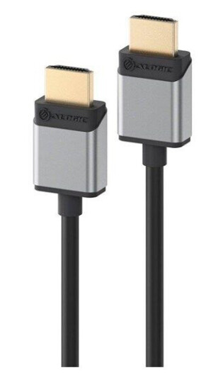 Alogic Super Ultra 8K HDMI-kabel 2m med 4K 120Hz Støtte Romgrå