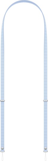 Apple Crossbody-stropp Klar blå