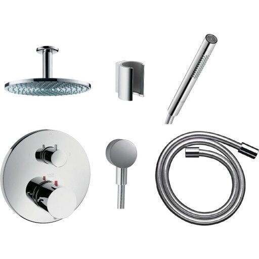 Hansgrohe Axor Starck komplett dusjløsning for innbygning, krom Hansgrohe Axor Starck komplett dusjløsning for innbygning, krom