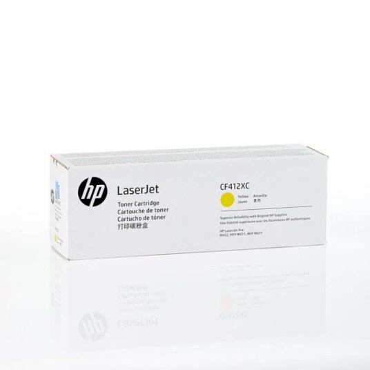 HP Toner CF412XC 410X Gul Contract