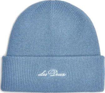 Les Deux Signature Beanie Luer Blå