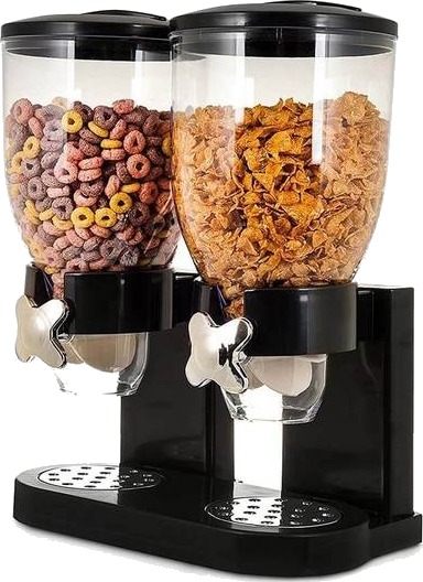 Mikamax Cornflakes Dispenser 1L med beholder 34.5 x 19.5 cm Mikamax Cornflakes Dispenser 1L med beholder 34.5 x 19.5 cm