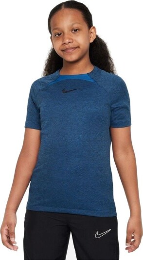 Nike Trenings T Skjorte Dri FIT Academy Blå/Svart Barn størrelse M: 137 147 cm