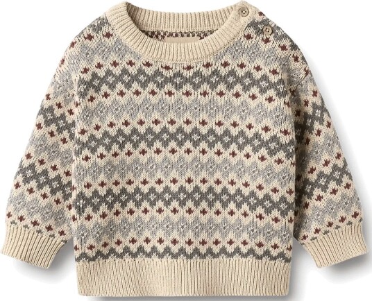 Wheat Jacquard Pullover Harlow FLINT 74
