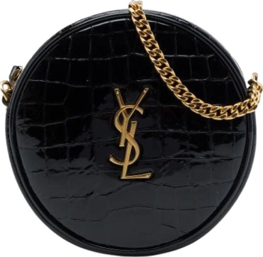 Yves Saint Laurent Vintage Dame Pre owned Svart ONE SIZE, Yves Saint Laurent Vintage Dame Pre owned Svart ONE SIZE,