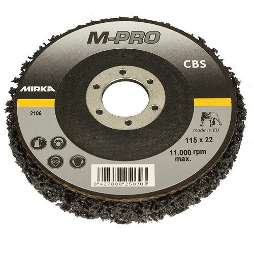 Mirka Grovrengjøringsrondell Sliperondell 115 mm x 22 mm