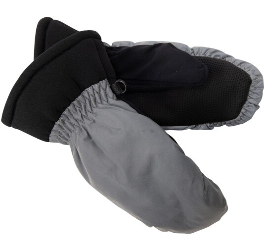Lenny Jr Mittens, Reflective Silver, 3,  Skihansker