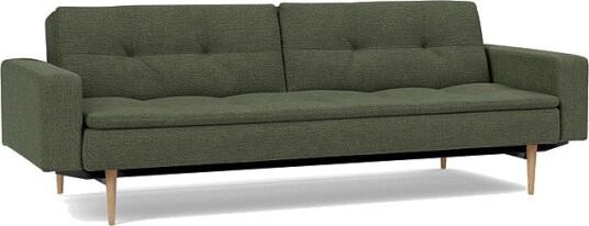 Sovesofa Dublexo med Armlener & Lys Styletto ben B 6003669
