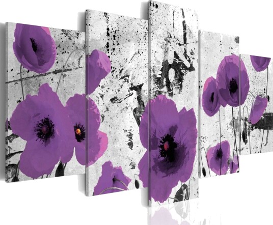Bilde Purple Dissonance 100x50 Artgeist sp. z o. o.