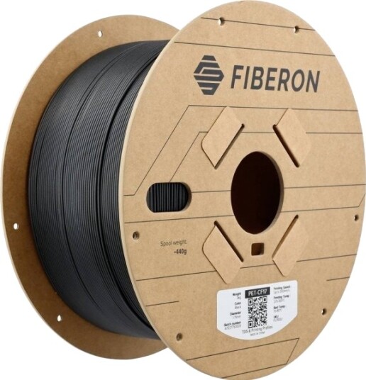 Polymaker Fiberon PET-CF17 Filament 1.75 mm 3000 g Svart FL01002