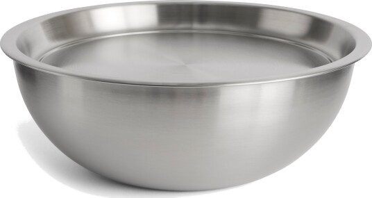 HAY Outdoor Market serveringsbolle med lokk Rustfritt stål large