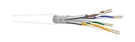 Draka Installasjonskabel Uchome Ss26 Cat 7 S/Ftp Pimf Hvit 350 M Boks Paret Og Fullt Skjermet Nettverksinstallasjonskabel Med Spesielt Tynn Ytre Diameter (60026455)