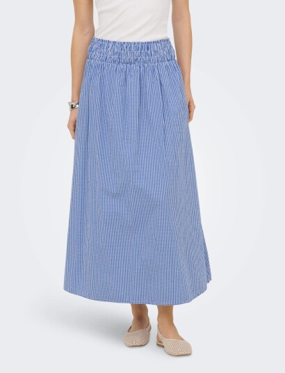 ONLY Onltamari Smock Long Skirt Cs Wvn Blue L