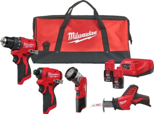 Milwaukee Batteri BLPP4A-202B Verktøypakke Med Og Lader