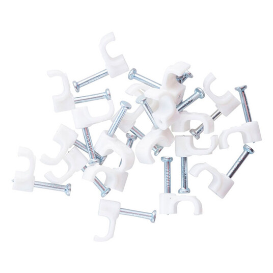 E-Line Kabelklips For Rund Kabel 3-5mm 20 Stk