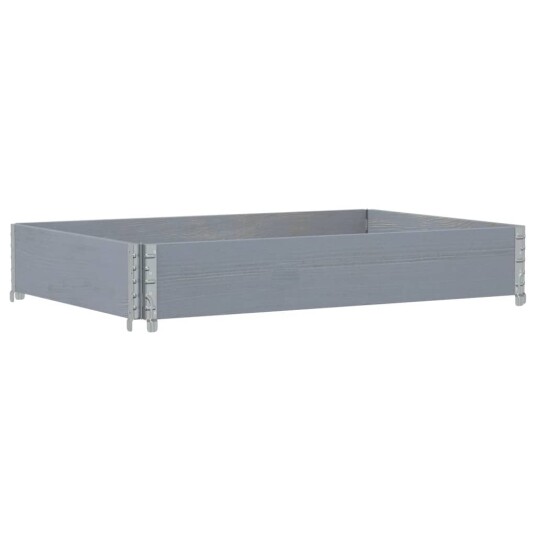 Plantekasse grå 120x80 cm heltre furu