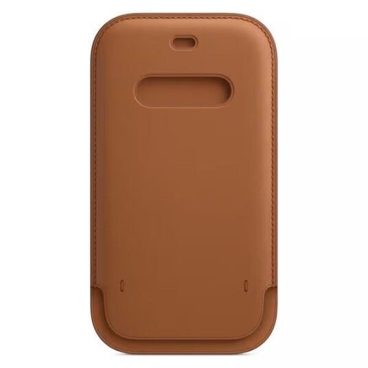 Apple Leather Sleeve with MagSafe iPhone 12 mini - Saddle Brown