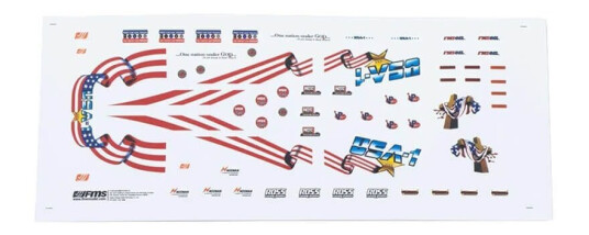 FMS-C3076 Decal Sheet Smasher Body