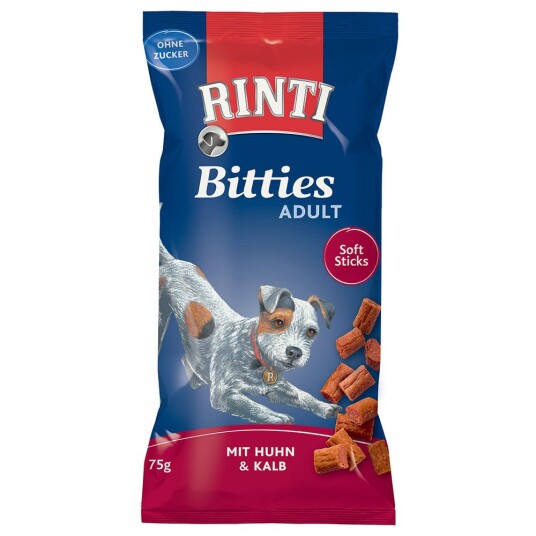 Rinti Bitties Adult 75 G Kylling & Kalv