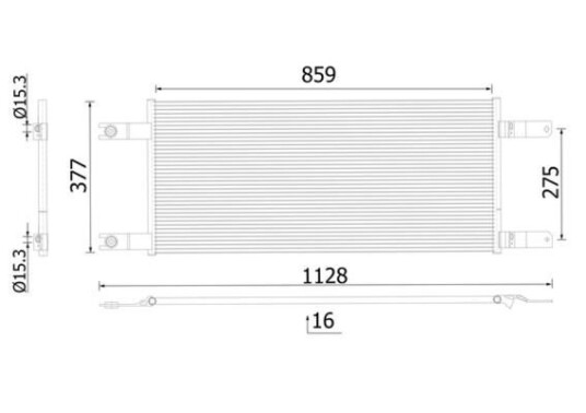 Kondensator MAHLE ORIGINAL AC 1034 000S