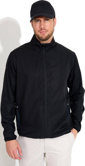Abacus M Lanark Classics Stretch Windjacket Svart Golfjakke herre 600 Black XX Large