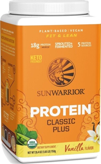 Sunwarrior classic plus vanilla proteinpulver 750 g