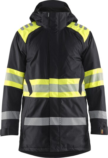 Blåkläder Vinterparka 4485 Varsel, Svart/Gul XXL Blåkläder Vinterparka 4485 Varsel, Svart/Gul XXL