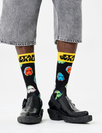Happy Socks Star Wars™ Stormtrooper Sock - Black - 41-46 Happy Socks Star Wars™ Stormtrooper Sock - Black - 41-46